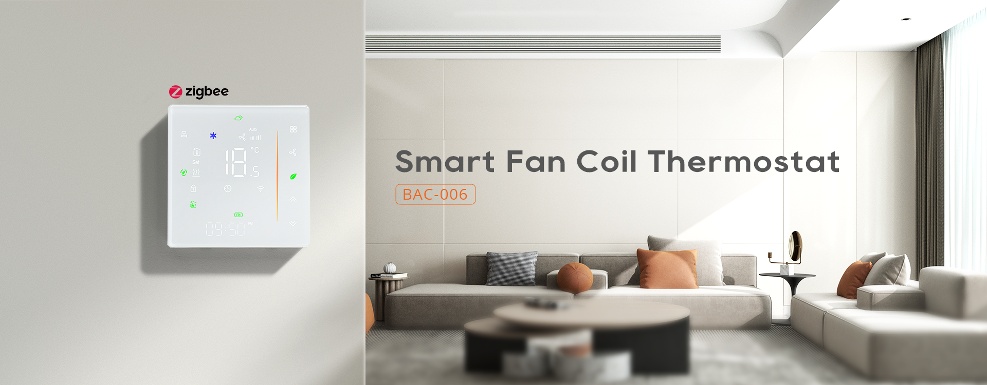 DNAKE Fan Coil Thermostat Banner